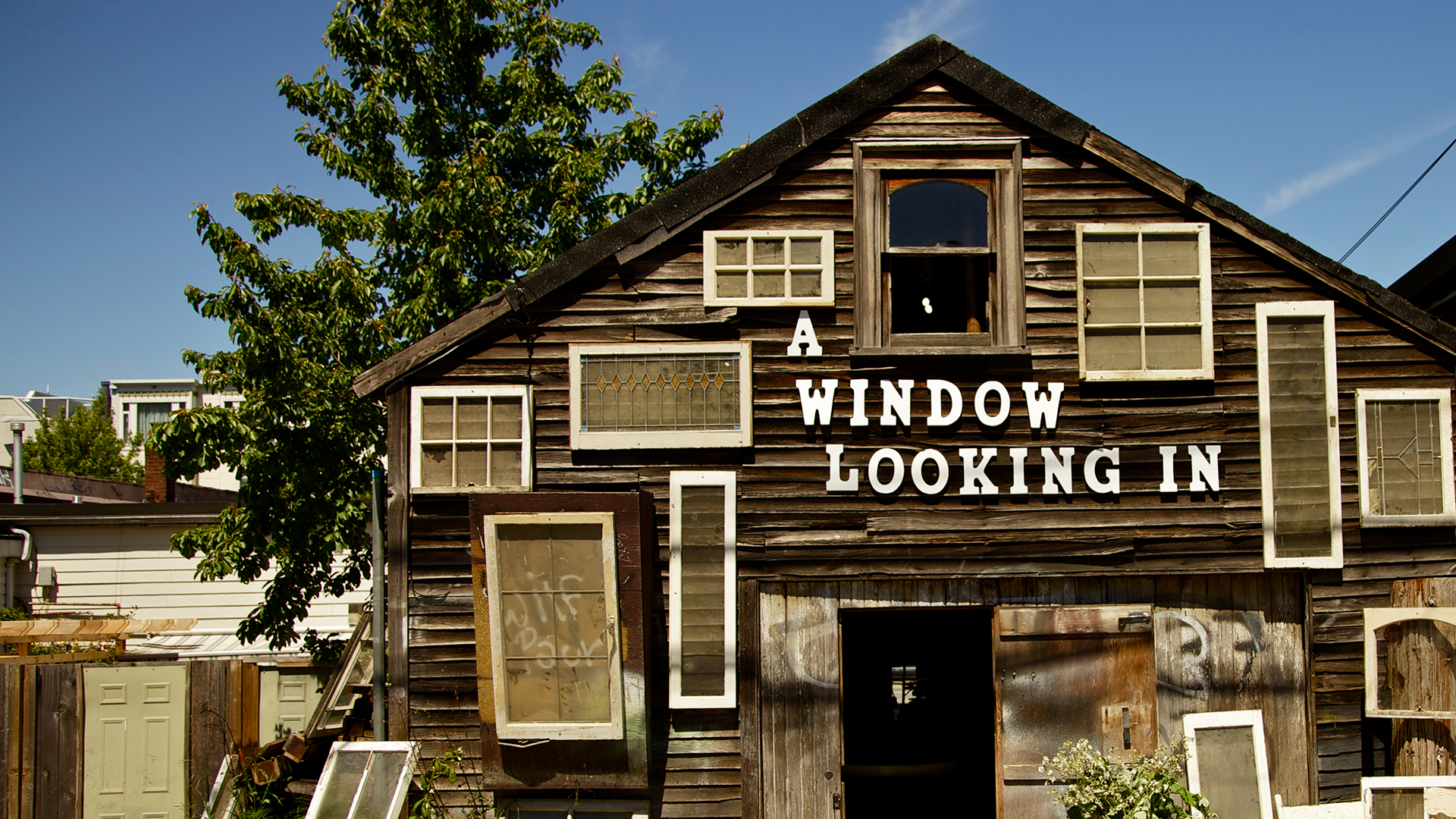 A Window Looking In A Window Looking In